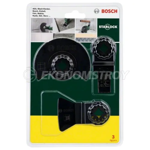 Полотно для реноваторова BOSCH Набор оснастки OMT д/сантехнических работ 3 пр.