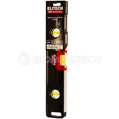 Уровень ELITECH HD строительный 207198 (40 см / магнитный)