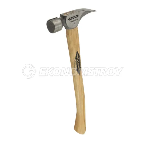 Milwaukee Титановый молоток с деревянной рукояткой Ti14MC-H18