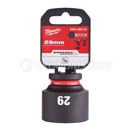 Головка торцевая Milwaukee SHOCKWAVE™ 1/2", 29 мм