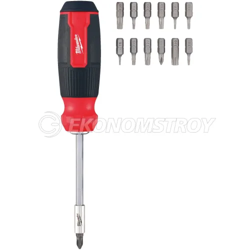 Отвертка Milwaukee Milwaukee Torx 14 в 1 (4932492810) (универсальная, cъемный держатель бит, хранение бит в ручке)