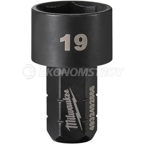 Milwaukee Головка Milwaukee 4932492866 19мм (для трещотки M12 FPTR)