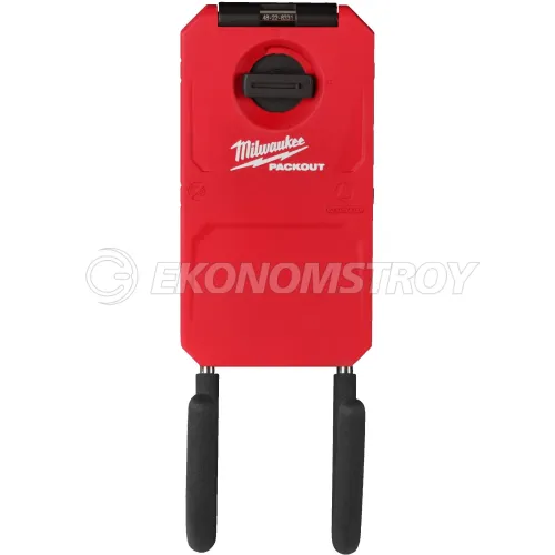 Milwaukee Крюк Milwaukee PackOut (4932480701) (изогнутый, для шнуров, молотков, стремянок, высокопрочная сталь, механизм щелчка и блокировки)