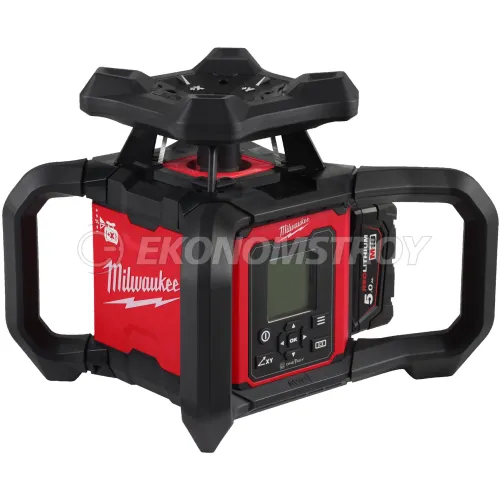 Milwaukee Лазерный нивелир Milwaukee M18 RLOHV1200-501C (4933493204) (цвет лазера: красный, самовыравнивание, время работы: до 70 ч, степень защиты: IP66, кейс,
