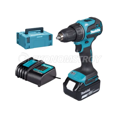 Дрель-шуруповерт аккумуляторный MAKITA DDF 490 SF1J (1*3.0 Ah, MAKPAC-2)