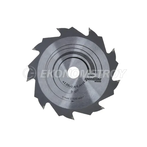Пильный диск BOSCH ЦИРКУЛЯРНЫЙ 130X16 9 SPEEDLINE
