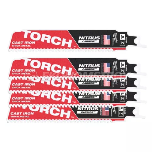 Milwaukee Полотно для саб.пилы THE TORCH NITRUS 150 TCT (5 шт.)