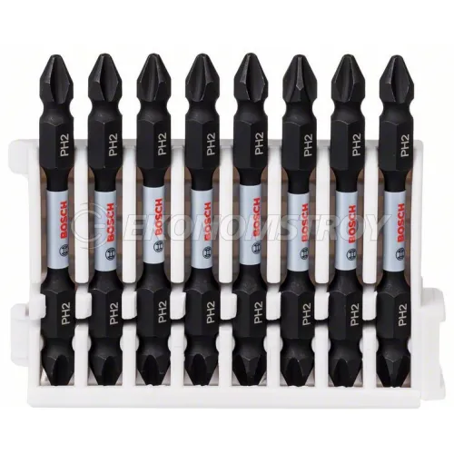 Бита BOSCH Двухсторонние ударные биты PH2/PH2