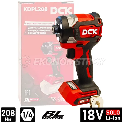 Винтоверт DCK KDPL208 (solo, carton)