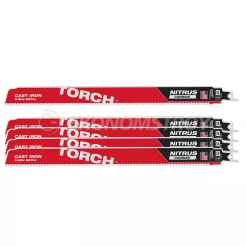 Milwaukee Полотно для саб.пилы THE TORCH NITRUS 300 TCT (5 шт.)