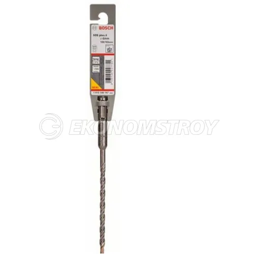 Сверло SDS-Plus BOSCH SDS Plus-5, 6x100x165 -бур по бетону