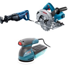 Набор инструмента GSA 120 (carton) BOSCH (0.601.6B1.020) + GKS 600 (carton) BOSCH (0.601.6A9.020) + GEX 125-1 AE (carton) BOSCH (0.601.387.500)