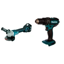 Набор инструмента DGA 504 RF (1*3.0 Ah, case) MAKITA (DGA504RF) + DHP 482 Z (solo, carton) MAKITA (DHP482Z)