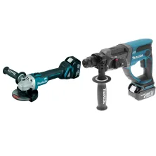 Набор инструмента DGA 504 RF (1*3.0 Ah, case) MAKITA (DGA504RF) + DHR 202 Z (Solo, carton) MAKITA (DHR202Z)
