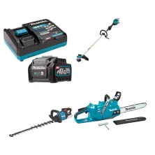 Набор инструмента BL 4040 B (1*4.0 Ah, DC 40 RA, carton) MAKITA (191J67-0) + UR 003 GZ (solo, carton) MAKITA (UR003GZ) + UH 006 GZ (solo, carton) MAKITA (UH006GZ) + UC 012GZ шина 40 см (16&quot;), 3/8, 1,3 мм MAKITA (UC012GZ)