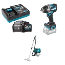Набор инструмента BL 4040 B (1*4.0 Ah, DC 40 RA, carton) MAKITA (191J67-0) + TW 007 GZ  (Solo, carton) MAKITA (TW007GZ) + VC 001 GLZ (solo, carton) MAKITA (VC001GLZ)