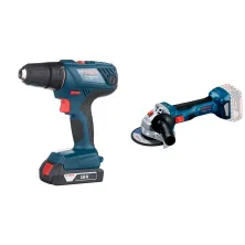 Набор инструмента GSR 180-LI (2*2.0 Аh, Case) BOSCH (0.601.9F8.109) + GWS 180-LI (Solo, carton) BOSCH (0.601.9H9.020)
