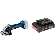 Набор инструмента GWS 180-LI (Solo, carton) BOSCH (0.601.9H9.020) + GBA 18V 2.0 Ah BOSCH (1.600.Z00.036) + GAL 18V-40 (аналог 1.600.A01.9RJ) BOSCH (2.607.226.251)