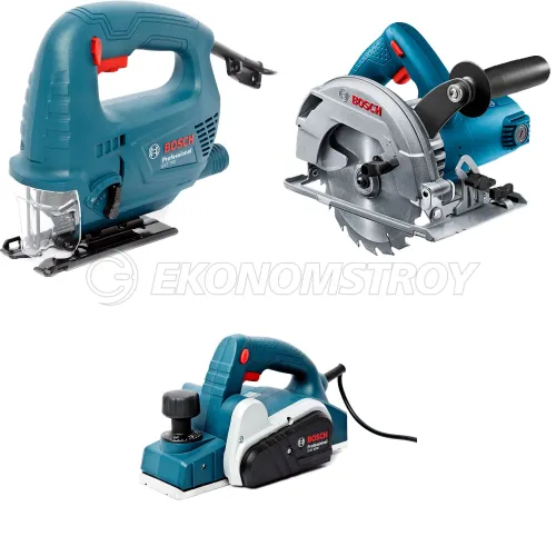 Набор инструмента GST 700 (carton) BOSCH (0.601.2A7.020) + GKS 600 (carton) BOSCH (0.601.6A9.020) + GHO 6500 (carton) BOSCH (0.601.596.000)