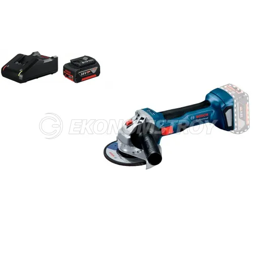 Набор инструмента GBA 18V 4.0 Ah + GAL 18V-40 BOSCH (1.600.A01.B9Y) + GWS 180-LI (Solo, carton) BOSCH (0.601.9H9.020)