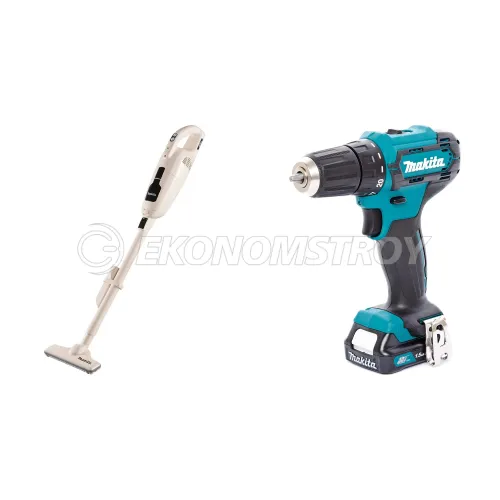 Набор инструмента CL 114 FDWI (2.0 Ah, carton) MAKITA (CL114FDWI) + DF 333 DWYE (2*1,5 Ah, Case) MAKITA (DF333DWYE)