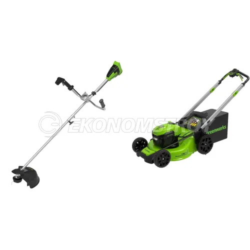 Набор инструмента GD40BCB (40V, solo, carton) Greenworks (2105707) + GD40LM48SP (40V, 1*4.0, carton) Greenworks (2517407UB)